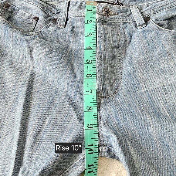 Heritage 1981 Men's Straight Button Up Jeans, Size 32, Light wash - Picture 9 of 15